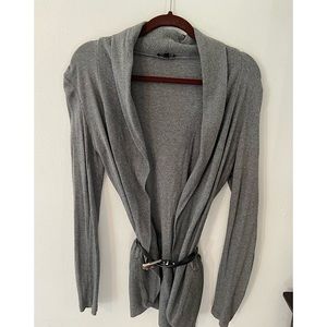 Gray Circle Cardigan